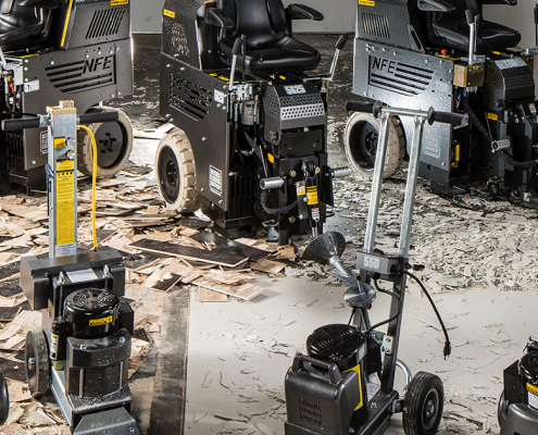 Used floor removal equipment